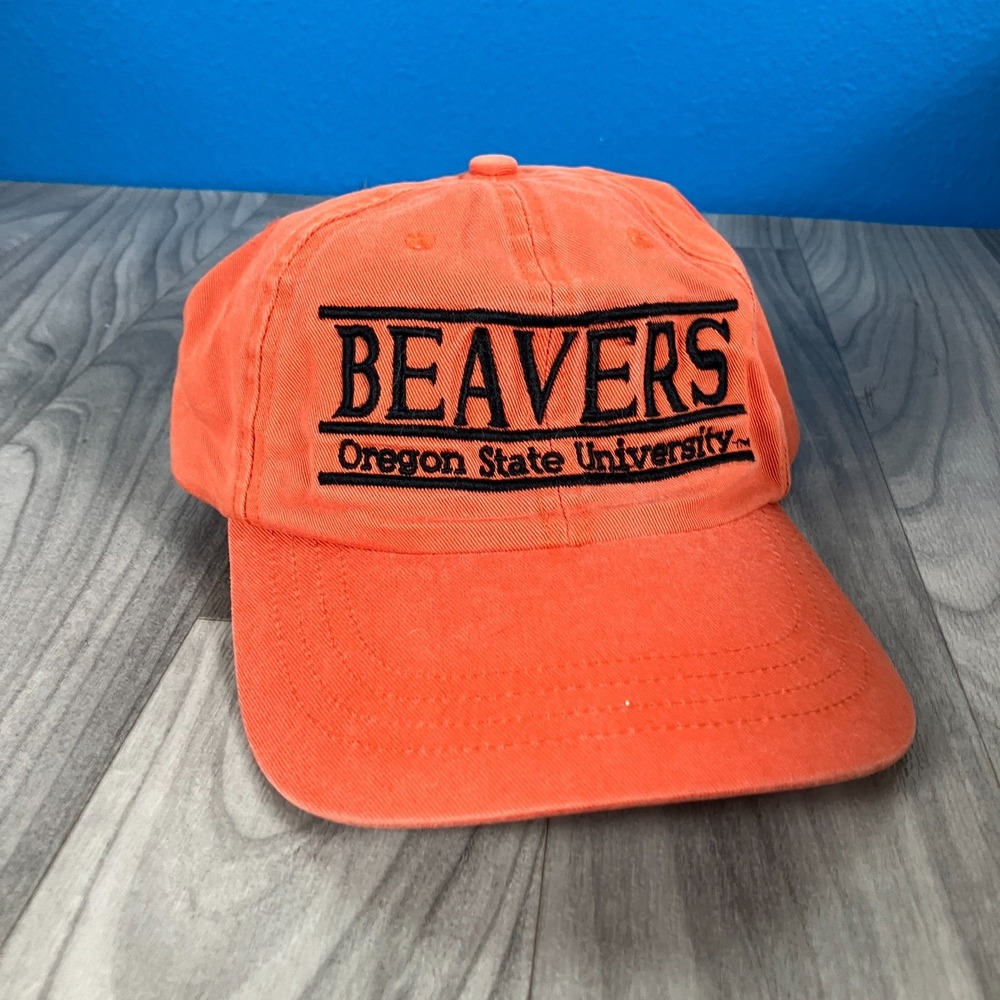 Beavers Oregon State University Hat‎ Cap VTG 90s Russell Athletic Snapback